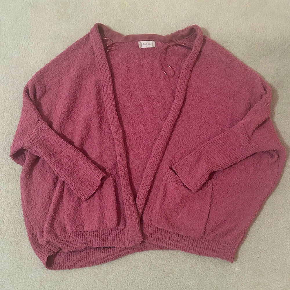 Altar’d State Oversized Cardigan | Color: Pink | Size: S/M |